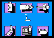 Fooblitzky for Apple II - One of the menus when setting up a new game.