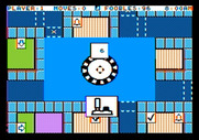 Fooblitzky for Apple II - Spinning the wheel...