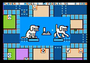 Fooblitzky for Apple II - Take a risk and cross the street when there is traffic?