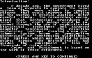 Crime and Punishment for IBM PC/Compatibles - First, some background information...