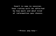 Crime and Punishment for Commodore 64 - Court is now in session!