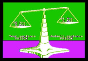 Crime and Punishment for Apple II - I was close, but a little over, to the actual sentence.