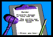Crime and Punishment for Apple II - Examining the details of this murder case...