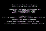 221 B Baker St. for Atari 8-bit - Credits screen.