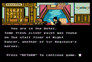 221 B Baker St. for Atari 8-bit - Examining the hotel...