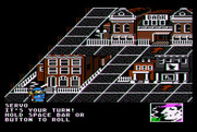 221 B Baker St. for Atari 8-bit - Game start.
