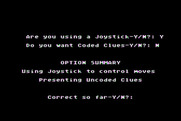 221 B Baker St. for Atari 8-bit - Are these game options ok?