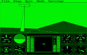 Sierra's 3-D Helicopter Simulator for IBM PC/Compatibles - Game start.
