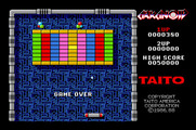 Arkanoid for Apple IIgs - Game demo mode.