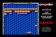 Arkanoid for Apple IIgs - Gameplay on the first level.