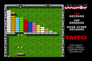 Arkanoid for Apple IIgs - Use lasers to blast the bricks.