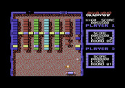 Arkanoid for Commodore 64 - Some bricks can't be destroyed...