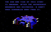 Arkanoid for IBM PC/Compatibles - The game introduction.