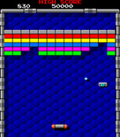 Arkanoid for Arcade - Starting round 1.