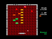 Arkanoid for TRS-80 Color Computer - The large paddle can make things easier...