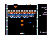 Arkanoid for TRS-80 Color Computer - Using the laser paddle to blast bricks...