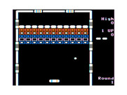 Arkanoid for TRS-80 Color Computer - Game start.