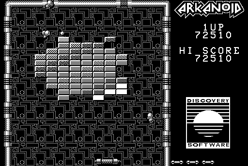 Arkanoid Macintosh Screenshot: Some rounds are easier than others.
