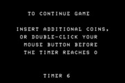Arkanoid for Macintosh - You can optionally continue a game.