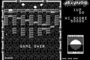 Arkanoid for Macintosh - Game demo mode.