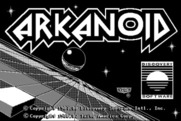 Arkanoid for Macintosh - Title screen.