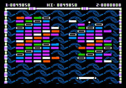 Arkanoid for Apple II - Round 4 with the expanded paddle.