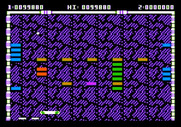 Arkanoid for Apple II - Only a few bricks to go!