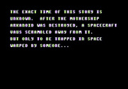Arkanoid for Apple II - Game introduction.