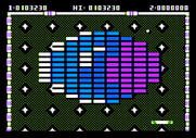 Arkanoid for Apple II - Start of Round 7.