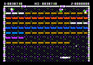 Arkanoid for Apple II - The gold bricks on Round 3 can't be destroyed.