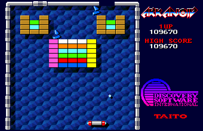 Arkanoid Amiga Screenshot: Round 9 start.