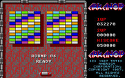 Arkanoid for Atari ST - Start of round 4.