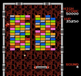 Arkanoid for NES / Famicom - The large paddle provides a little more surface area to deflect the ball.