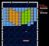Arkanoid for NES / Famicom - Game demo mode.