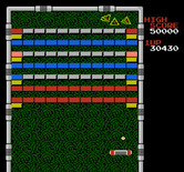 Arkanoid for NES / Famicom - Game demo mode.