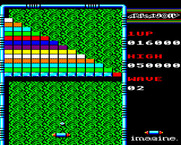Arkanoid for BBC Micro - Start of round 2...