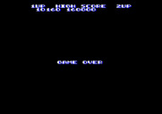 Arkanoid for Amstrad CPC - Game over.
