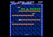 Arkanoid for Amstrad CPC - Only a few bricks left...