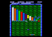 Arkanoid for Amstrad CPC - Gameplay on round 2.