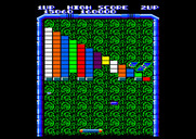 Arkanoid for Amstrad CPC - The large paddle can make things easier...