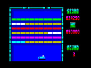 Arkanoid for ZX Spectrum - The third round is rather tricky with it's layout...