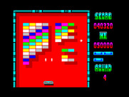 Arkanoid for ZX Spectrum - Using lasers again to shoot bricks...