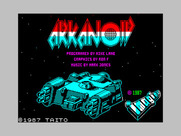 Arkanoid for ZX Spectrum - Loading screen.