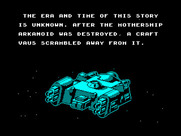 Arkanoid for ZX Spectrum - Game start.