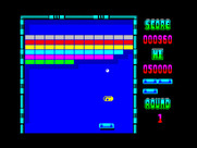 Arkanoid for ZX Spectrum - Game start.