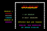 Arkanoid for Thomson TO - Title screen.