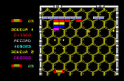 Arkanoid for Thomson TO - Use lasers to shoot the few remaining bricks...