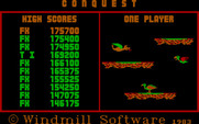 Conquest for IBM PC/Compatibles - Title screen.