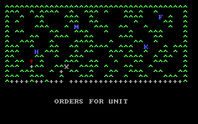 Afghanistan IBM PC/Compatibles Screenshot: Orders for this unit?