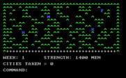 Afghanistan for IBM PC/Compatibles - The playfield at the start of a new game.